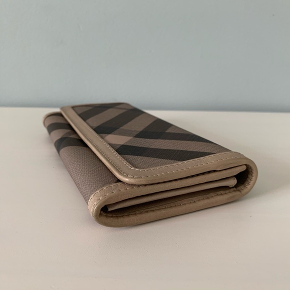 BURBERRY Penrose Smoke Check Flap Wallet - Picture 4 of 7